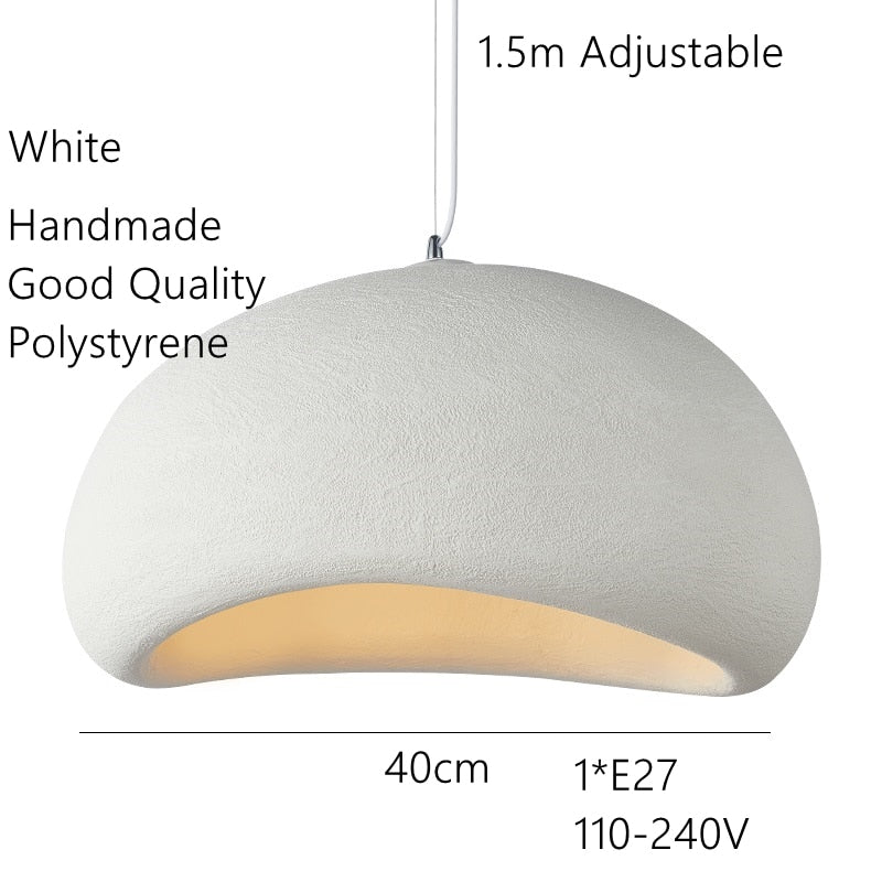 White Wabi Sabi E27 Hot Selling Pendant Lamp